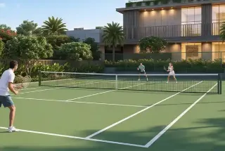 Tennis Lawn at PS Aroha