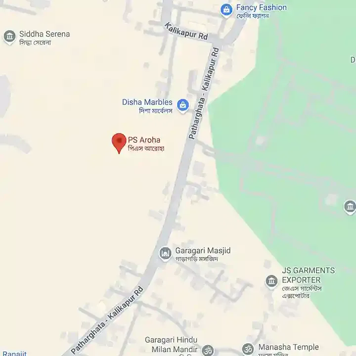 PS Aroha location map, New Town
